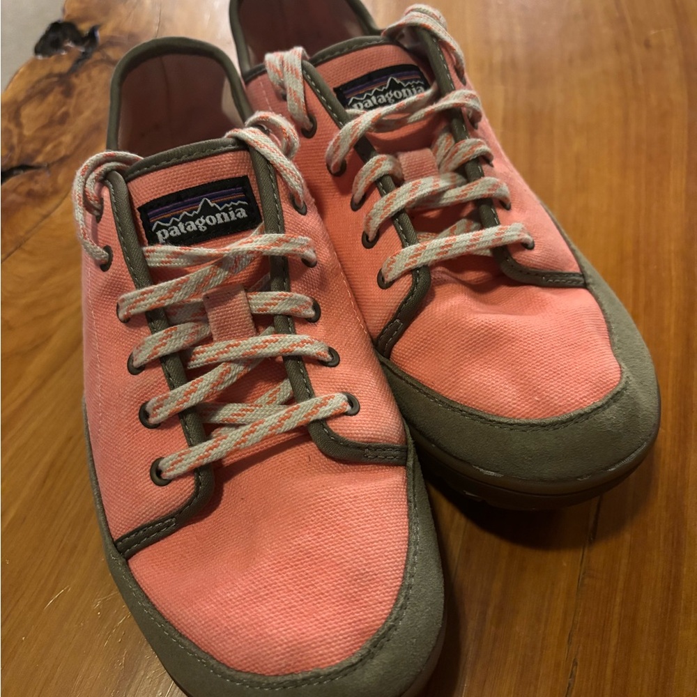 Patagonia Coral and Olive Casual Shoes